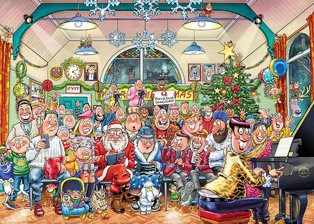 WASGIJ? Christmas Puzzle <br> The Christmas Show <br> 1000 Piece Puzzle