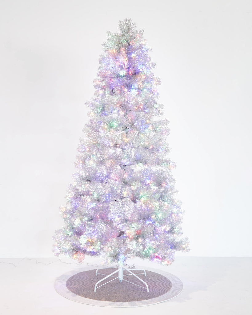 Available to Pre-Order <br> 7.5ft Vintage Silver Tree (Pre-Lit)
