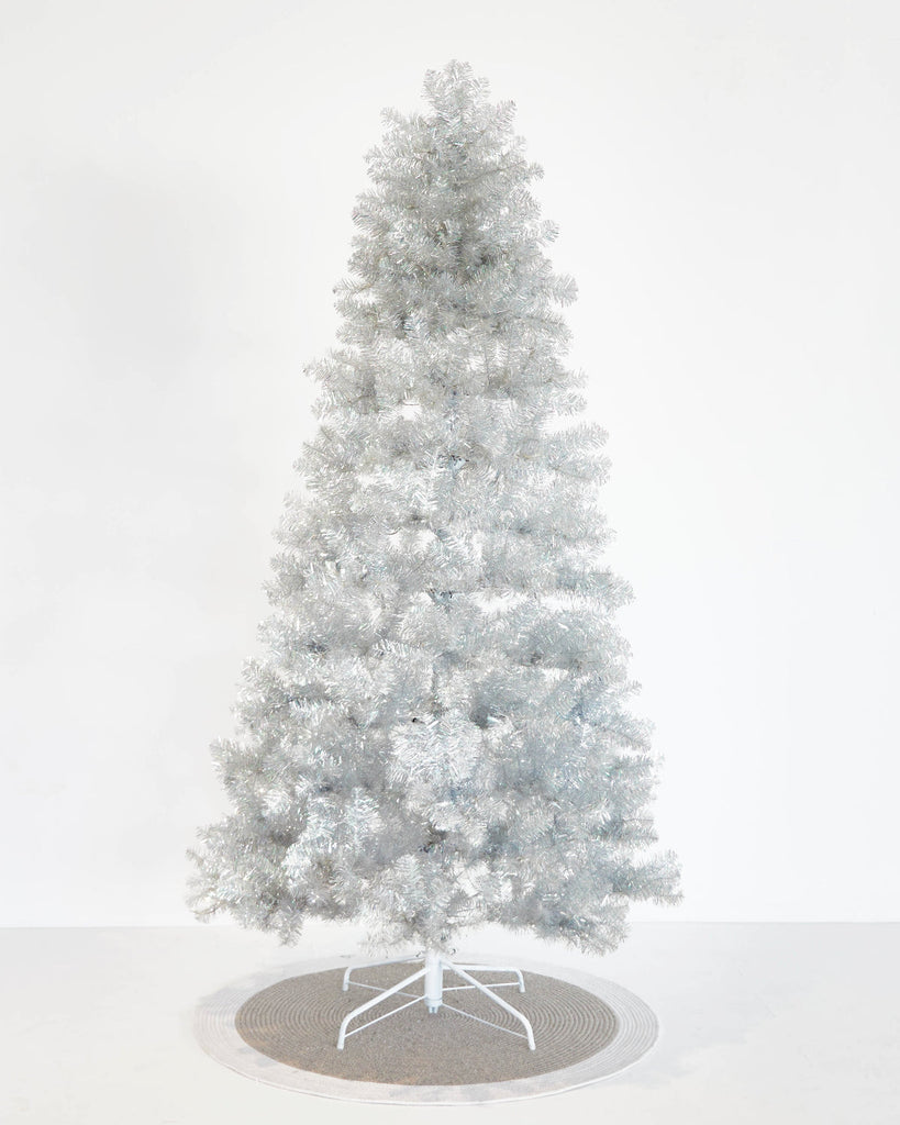 Available to Pre-Order <br> 7.5ft Vintage Silver Tree (Pre-Lit)