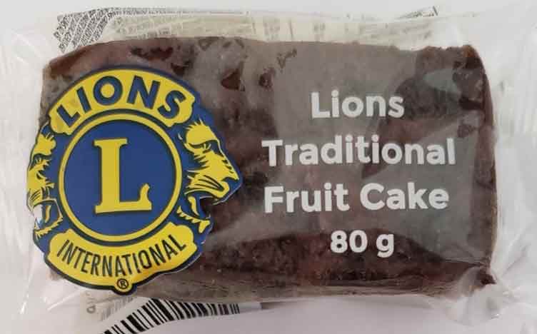 Lions Club Traditional Christmas Cake - MINI - 80g