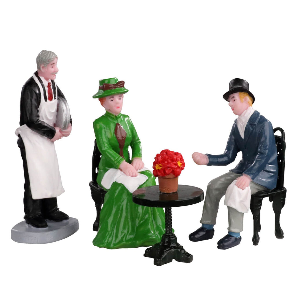 Lemax Figurine <br> Cafe Society, Set of 4
