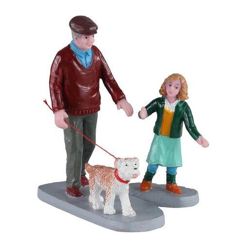 Lemax Figurine <br>  Afternoon Stroll, Set of 2