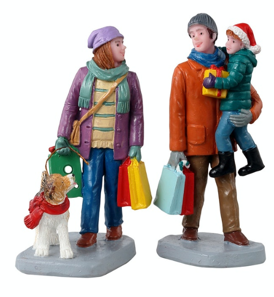 Lemax Figurine <br> Holiday Shoppers