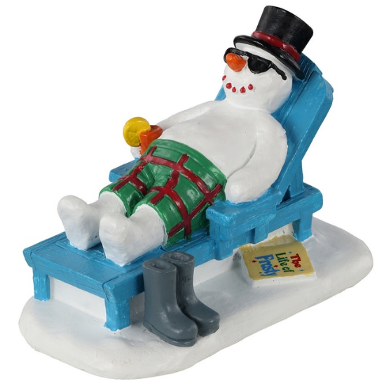 Lemax Figurine<br>Relaxing Snowman