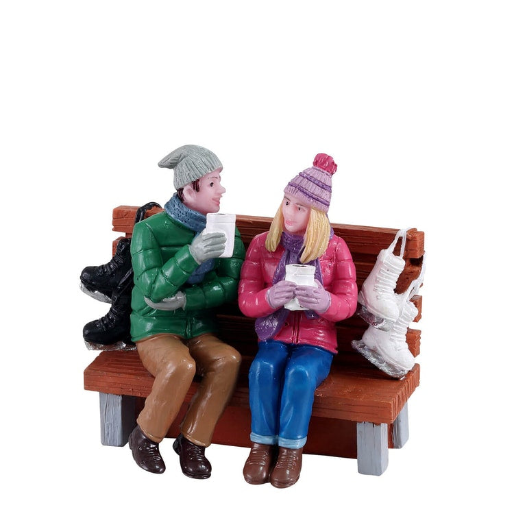 Lemax Figurine <br> Hot Cocoa Drinkers
