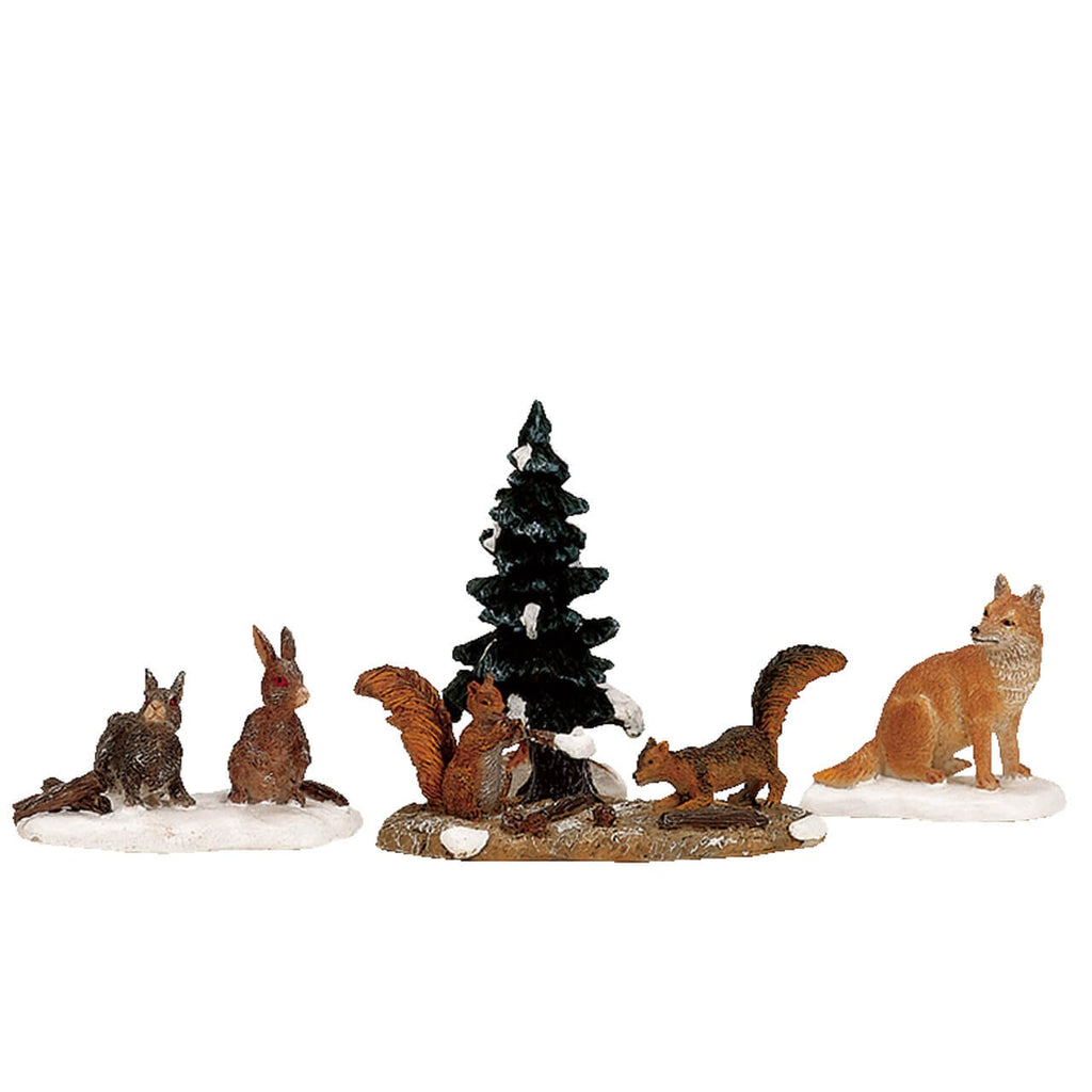 Lemax Figurine <br> Woodland Animals, Set Of 4