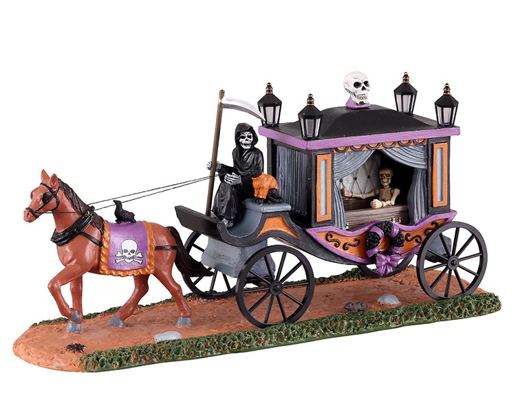 Spooky Town <br> Table Piece <br> Spooky Victorian Hearse
