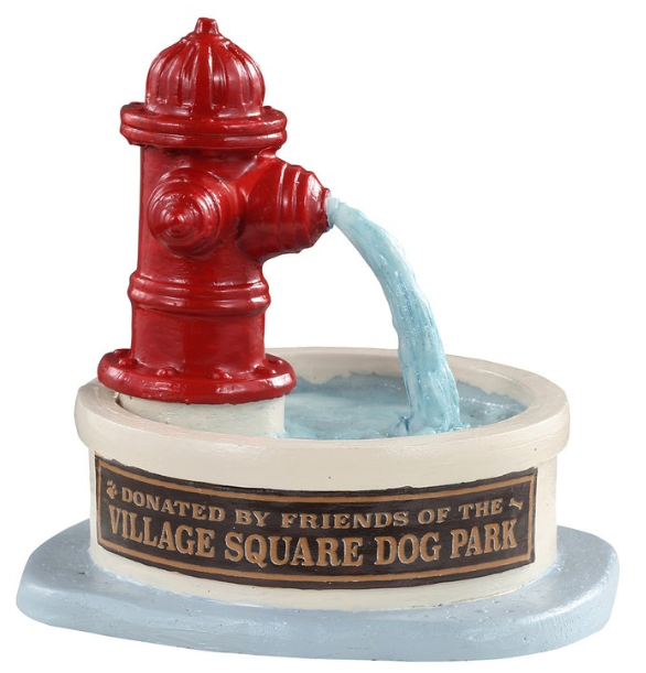 Lemax Accessory <br> Dog Park Water Fountain