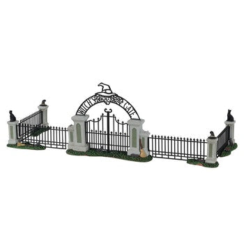 Spooky Town Accessories <br> Witch Gate, Set of 5