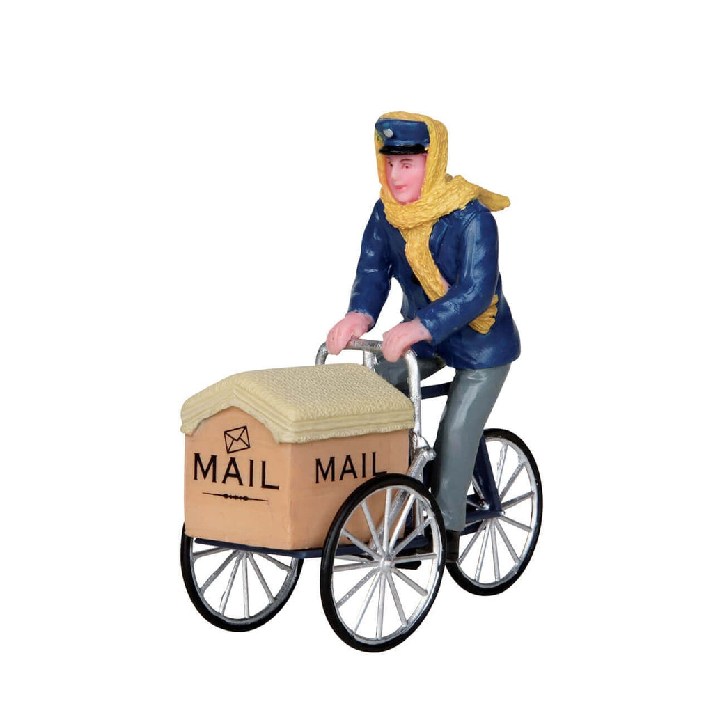Lemax Figurine <br> Mail Delivery Cycle