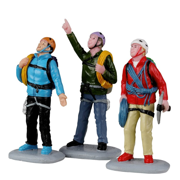 Lemax Figurine <br> Vertical Mountain Climbers, Set of 3