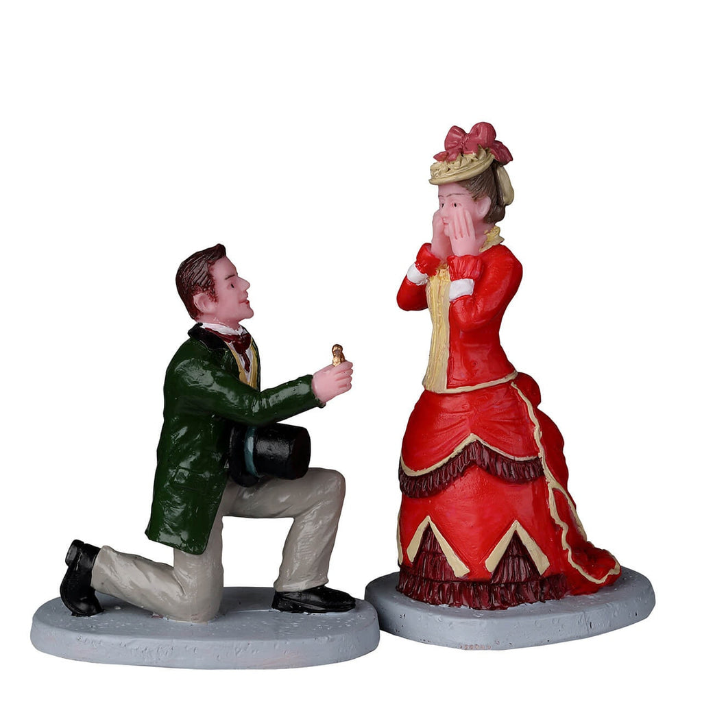 Lemax Figurine <br> The Proposal, Set of 2