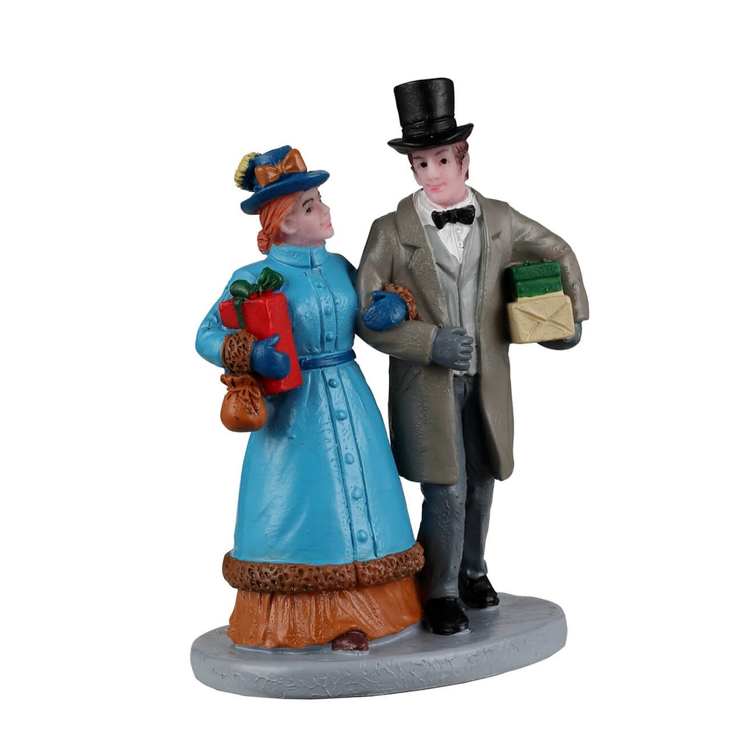 Lemax Figurine <br> Christmas Shopping Date