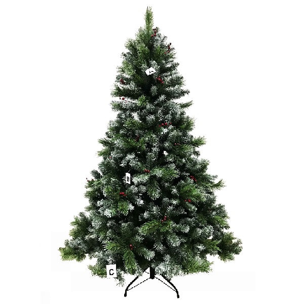 Christmas Tree <br> 7ft Westminster Pine Tree with Artificial Berries (213cm)