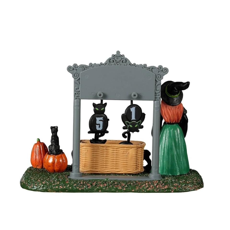 Spooky Town <br> Table Piece <br> Black Cat Countdown