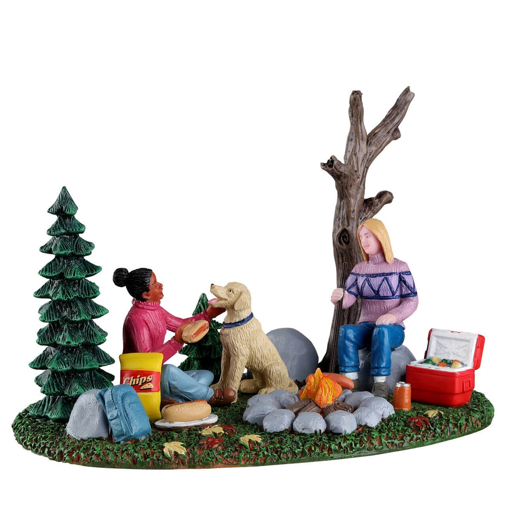 MERRY MAY EXTRA SPECIAL - 30% OFF <br> Lemax Table Piece <br> Fall Camping Trip