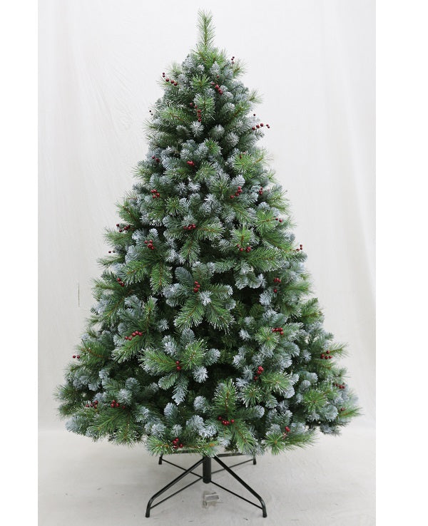 Christmas Tree <br> 7ft Westminster Pine Tree with Artificial Berries (213cm)