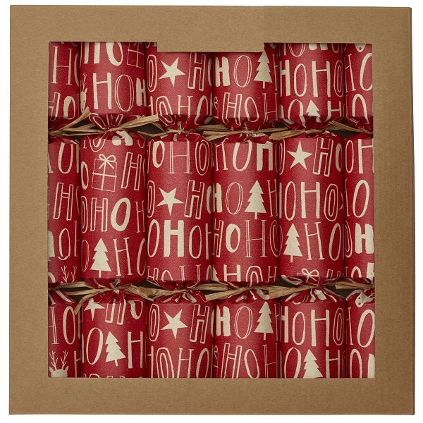 Bon Bons (Box of 6) <br> 12" Christmas Ho Ho Ho
