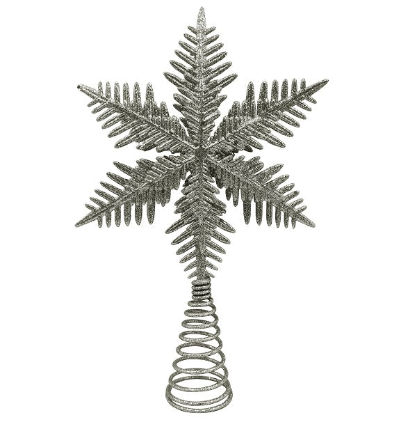 Tree Topper <br> Snowflake Silver