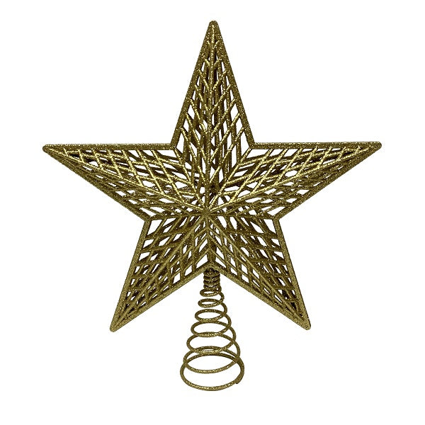 Tree Topper <br> 5-point Star Gold