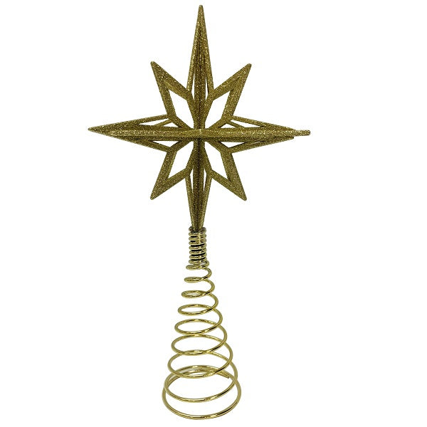 Tree Topper <br> Star 3D Bethlehem Gold