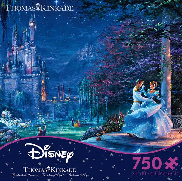 Thomas Kinkade Disney Dreams <br> 750 Piece Puzzle <br> Cinderella Starlight