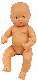 Miniland Doll <br> 32cm Baby Girl <br>Caucasian