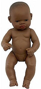 Miniland Doll <br> 32cm Baby Girl <br>African