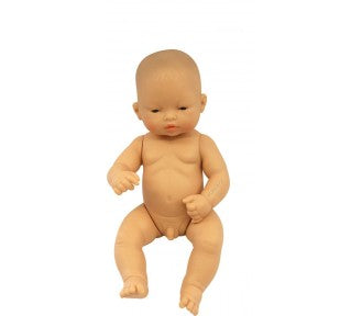 Miniland Doll <br> 32cm Baby Boy <br> Asian