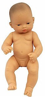 Miniland Doll <br> 32cm Baby Girl <br> Asian