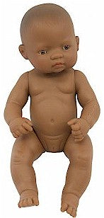Miniland Doll <br> 32cm Baby Girl <br>Latin American