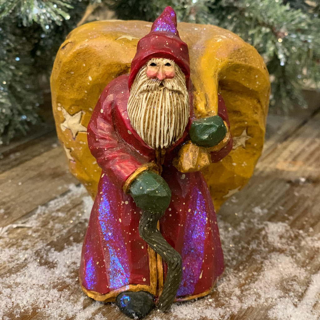 SALE - 40% OFF <br> Pam Schifferl<br> Winter's Eve <br> Santa with Giant Sack