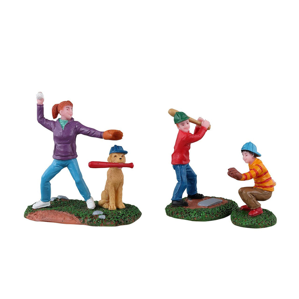 Lemax Figurine <br> Baseball Practice