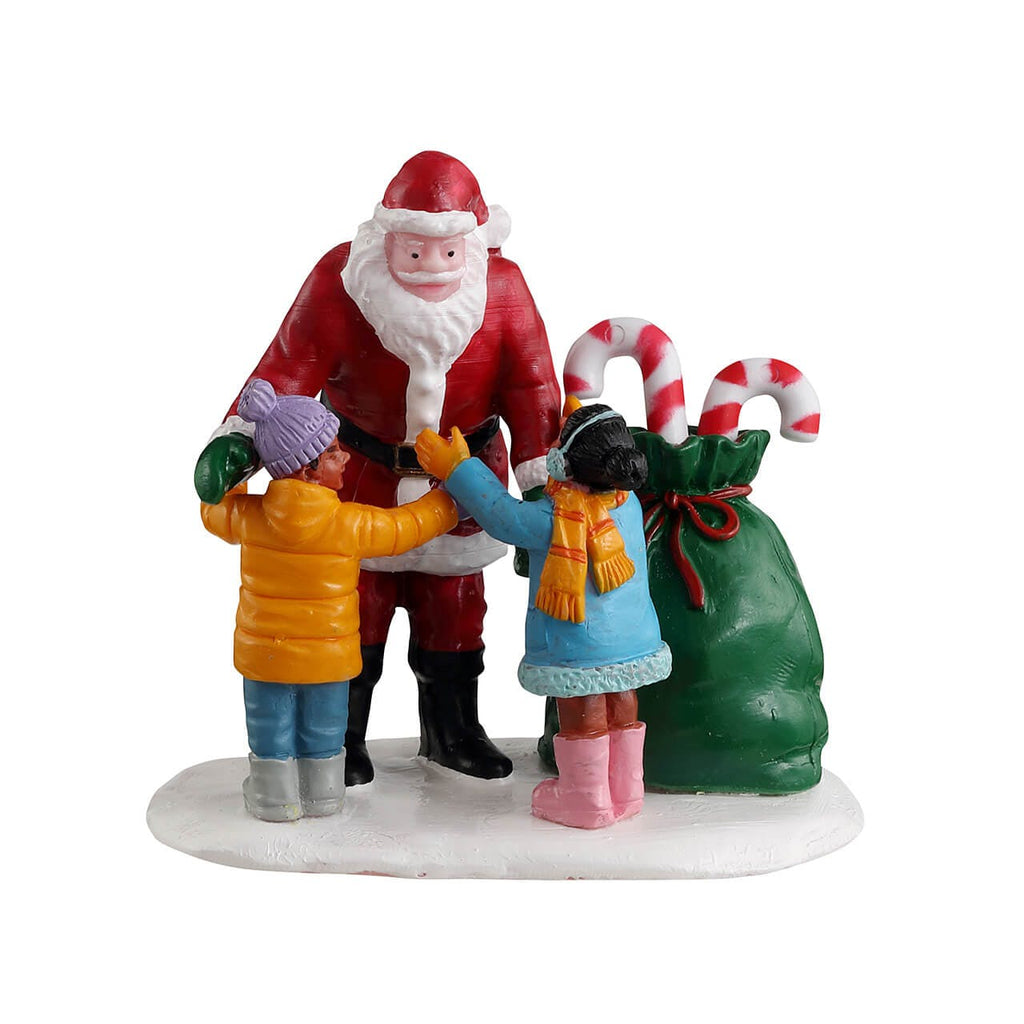 Lemax Figurine <br> Santa Gets A Hug
