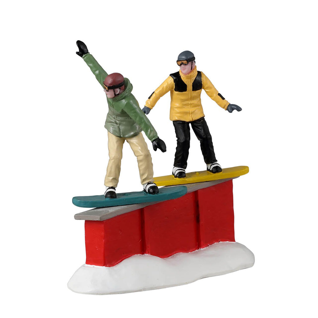 LEMAX 2023 <br> Figurine <br> Snowboard Sliders