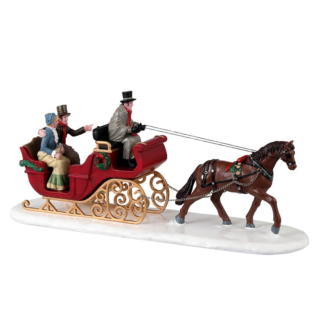 Lemax Table Piece <br> Scenic Sleigh Ride
