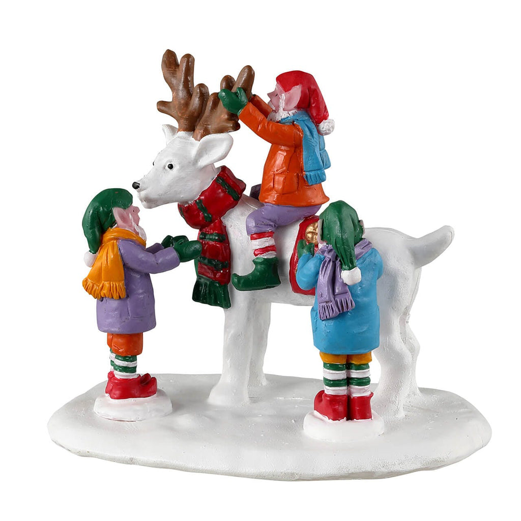 Santa's Wonderland Table Piece <br> Reindeer Snowman