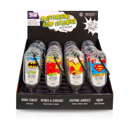 Mad Beauty <br> Warner Brothers DC Superhero - Hand Sanitiser Clip and Clean
