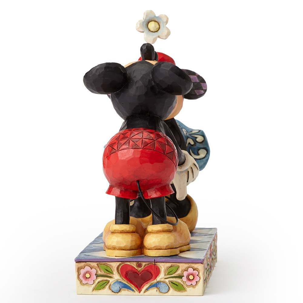 DISNEY TRADITIONS<BR>  Mickey & Minnie Kissing<BR> "Smooch For My Sweetie"