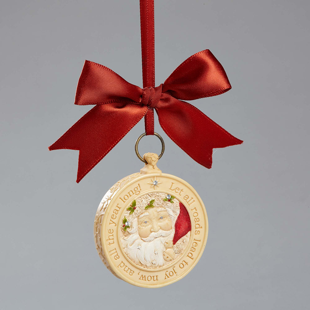 The Heart of Christmas <br> Santa's Compass Hanging Ornament