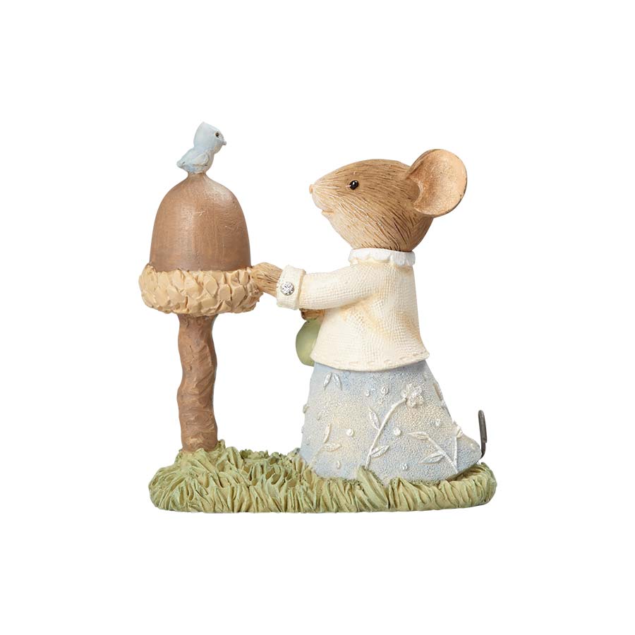 Available to Order <br> Tails with Heart <br>Mouse Feeding Birds