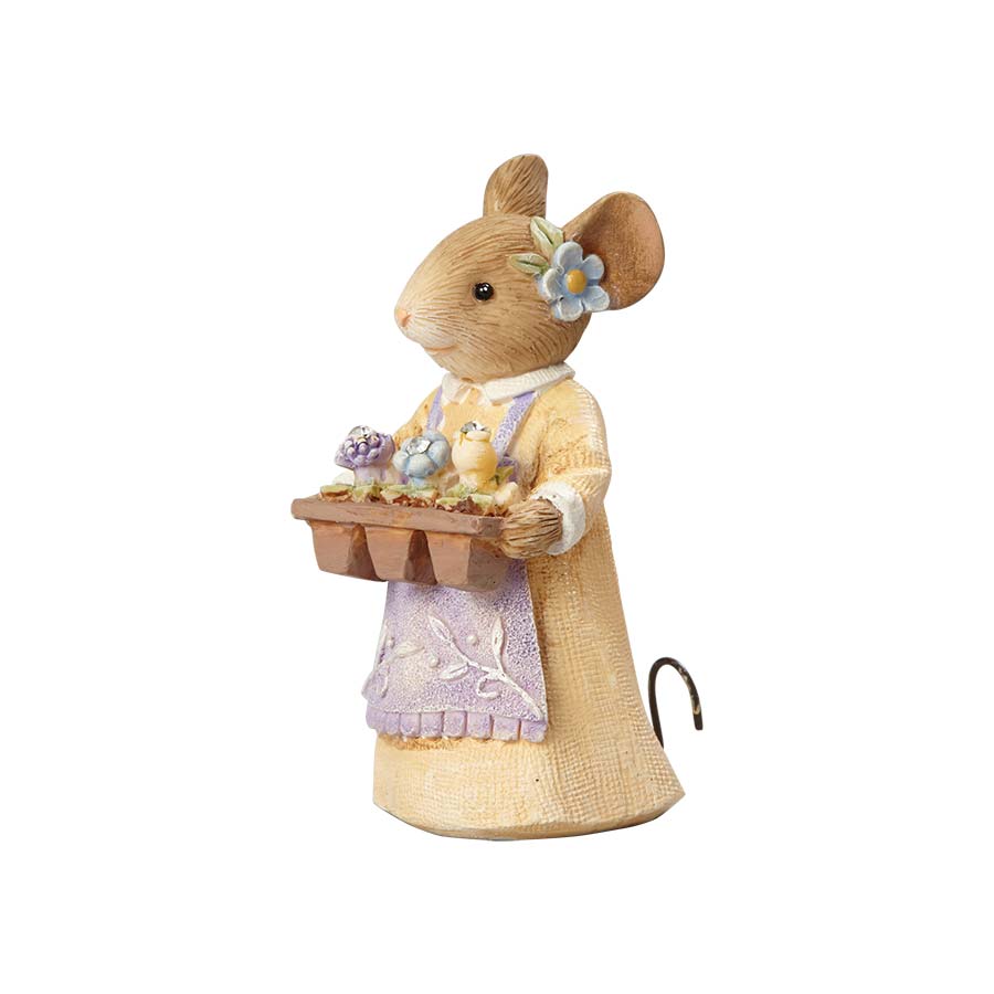 Available to Order <br> Tails with Heart <br> Mouse With Flower Tray