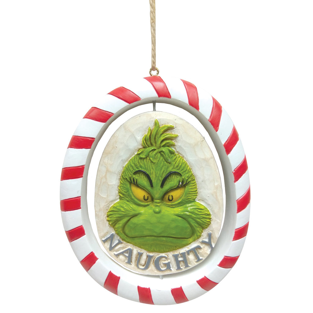 Grinch by Jim Shore <br>  Grinch Rotating Hanging Ornament