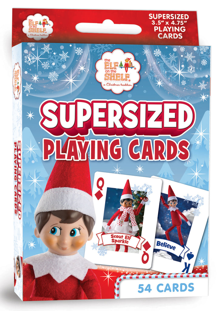 The Elf on the Shelf® <br> Supersized Playing Cards