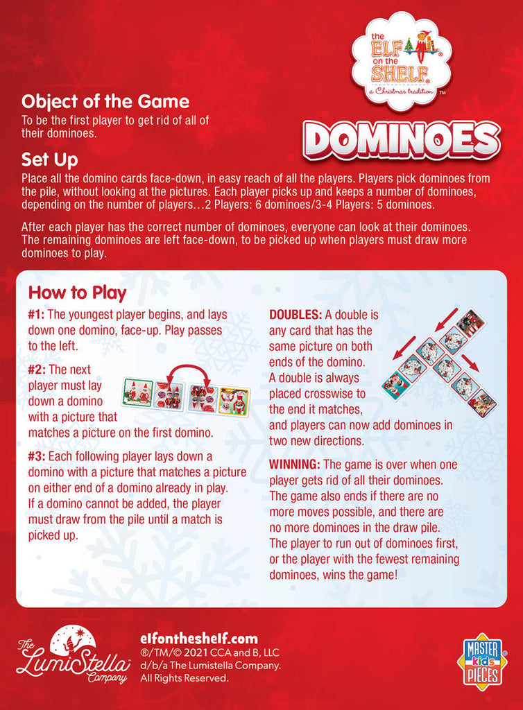 The Elf on the Shelf® <br>Dominos Game