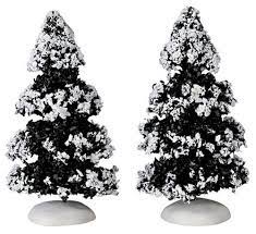 Lemax Trees <br> 4" Evergreen Tree, Set of 2 (Small)