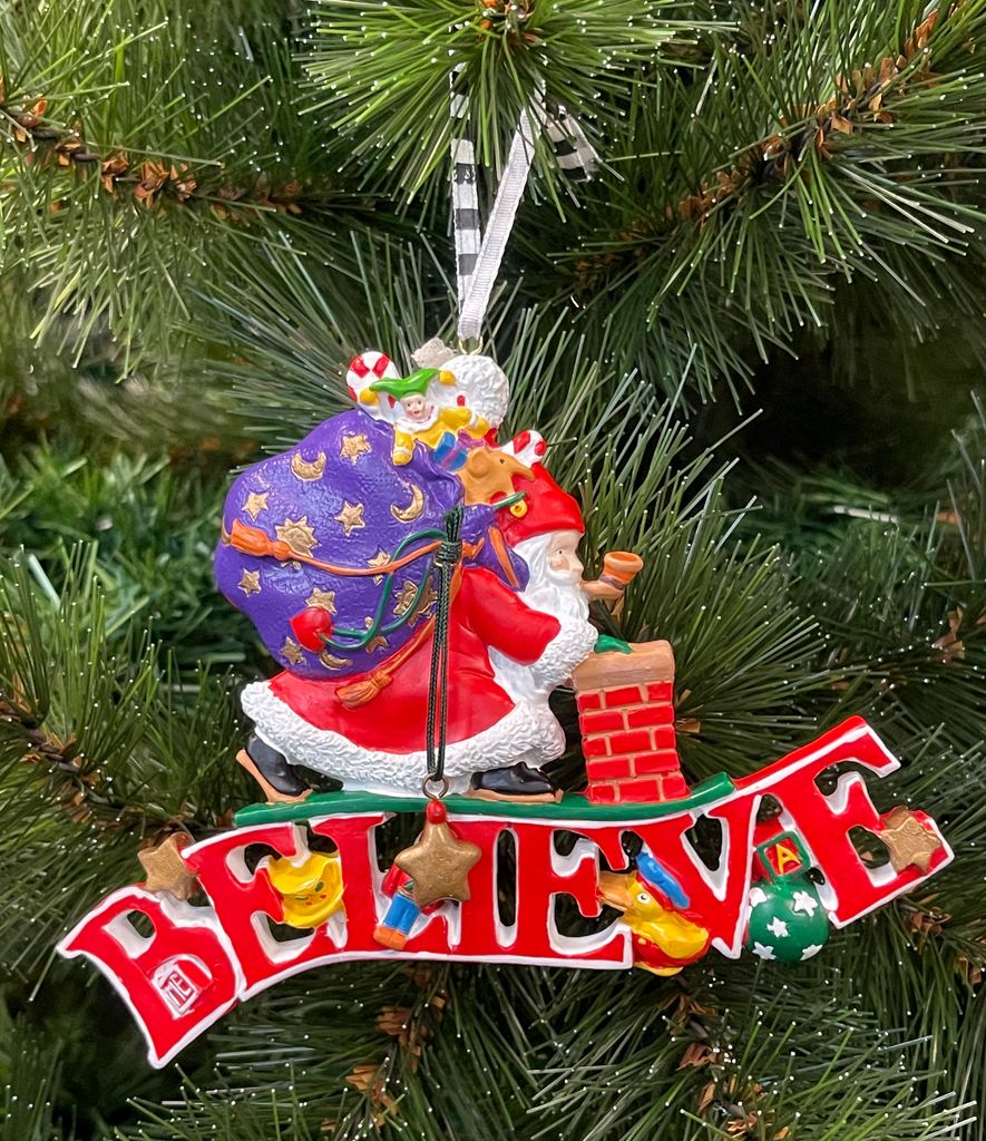 SALE <br> Hanging Ornament <br> Believe