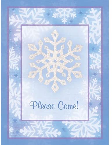 Snowy Breeze Invitations (Pack of 8)