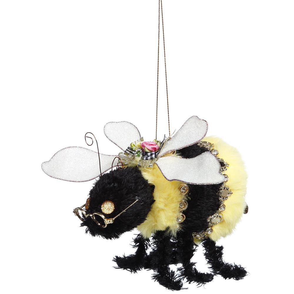 Mark Roberts <BR> Bumble Bee Hanging Ornament <br> Small (10cm)