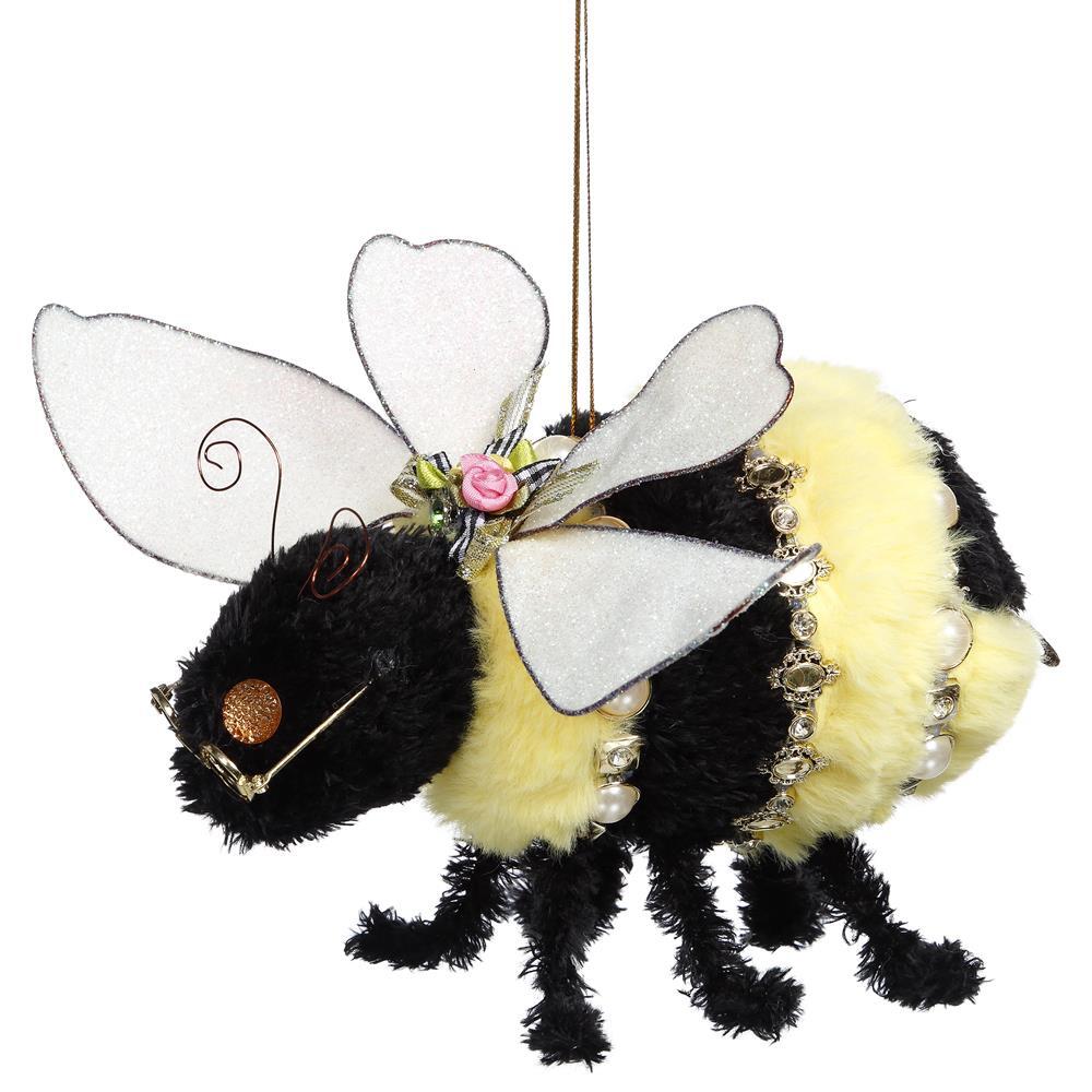 Mark Roberts 2022 Collection <BR> Bumble Bee Hanging Ornament <br> Large (15cm)